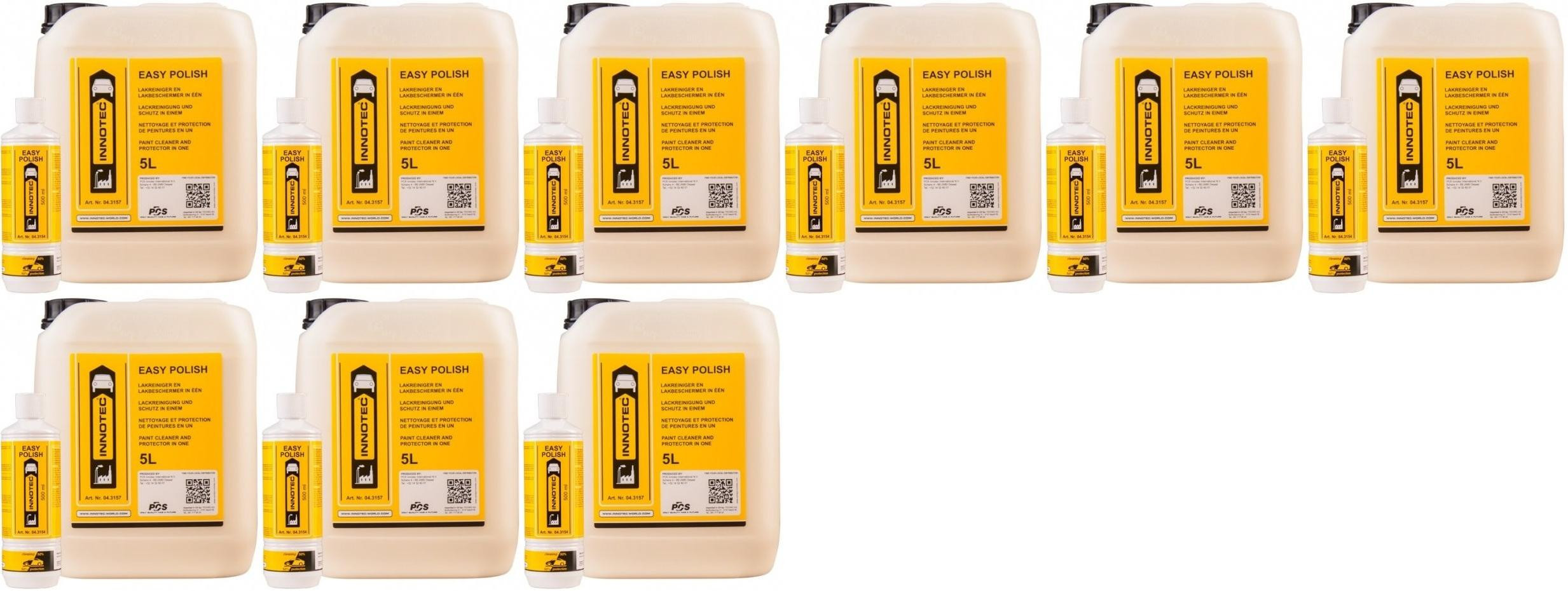 Innotec Easy Polish Lackreiniger / Versiegelung (Gelb) 9x 500ml