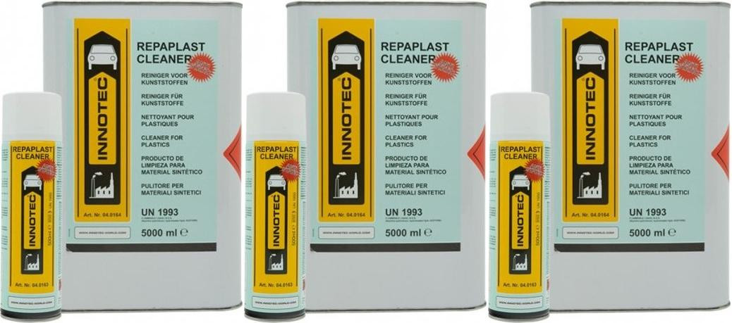 Innotec Repaplast Cleaner Antistatic Kunststoff-Reiniger 3x 500ml