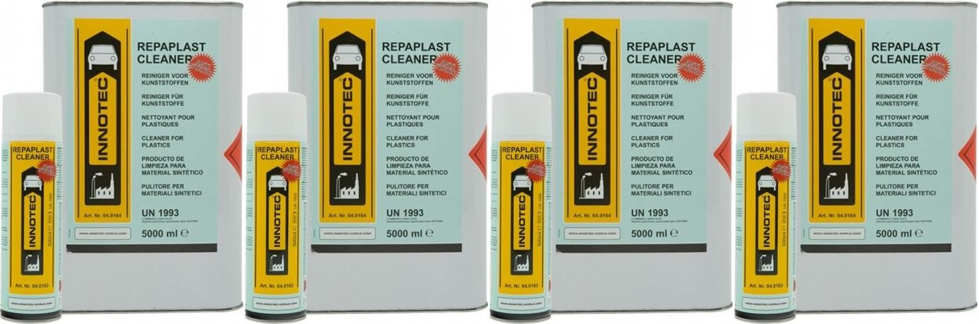 Innotec Repaplast Cleaner Antistatic Kunststoff-Reiniger 4x 500ml