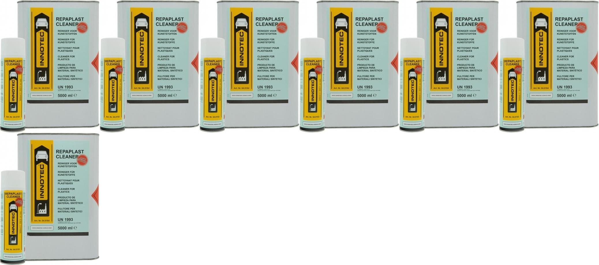 Innotec Repaplast Cleaner Antistatic Kunststoff-Reiniger 7x 500ml