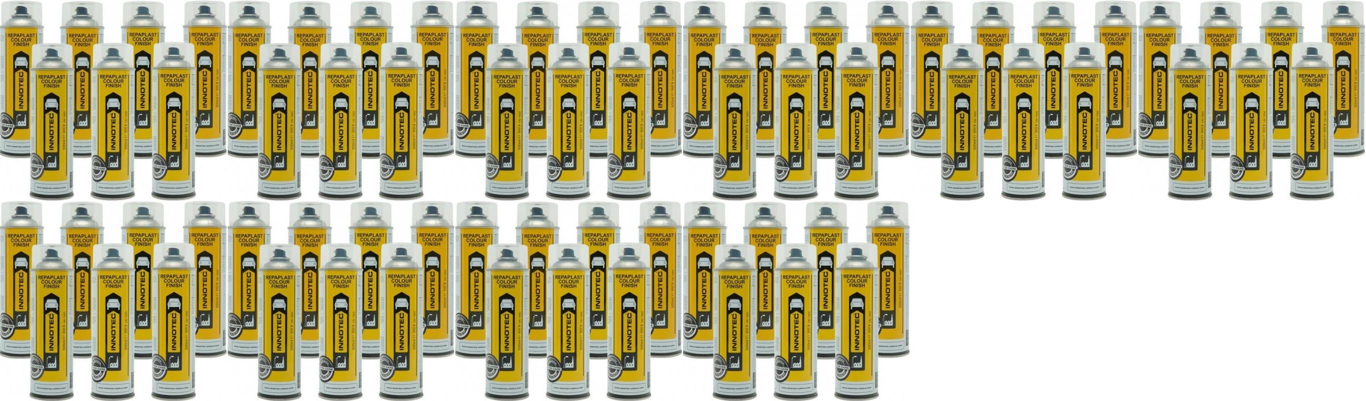 Innotec Repaplast Colour Finish Better Care Kunststofflack, mittelgrau 10x 500ml