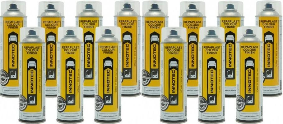 Innotec Repaplast Colour Finish Better Care Kunststofflack, mittelgrau 2x 500ml