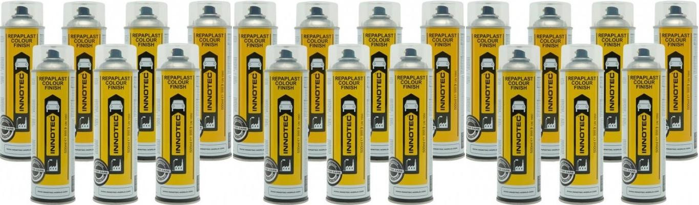 Innotec Repaplast Colour Finish Better Care Kunststofflack, mittelgrau 3x 500ml