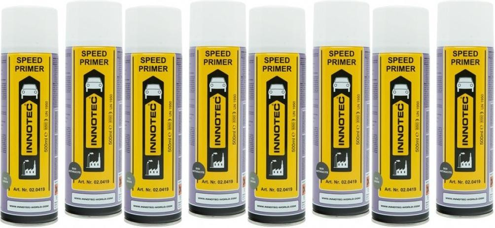 Innotec Speed Primer Grundierungs- und Füllerspray weiss 4x 500ml