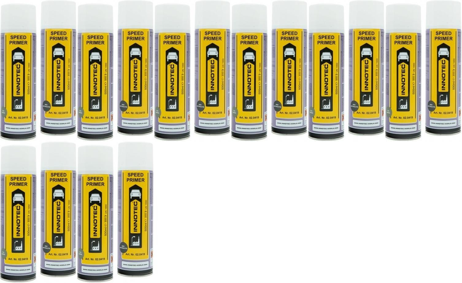 Innotec Speed Primer Grundierungs- und Füllerspray weiss 8x 500ml