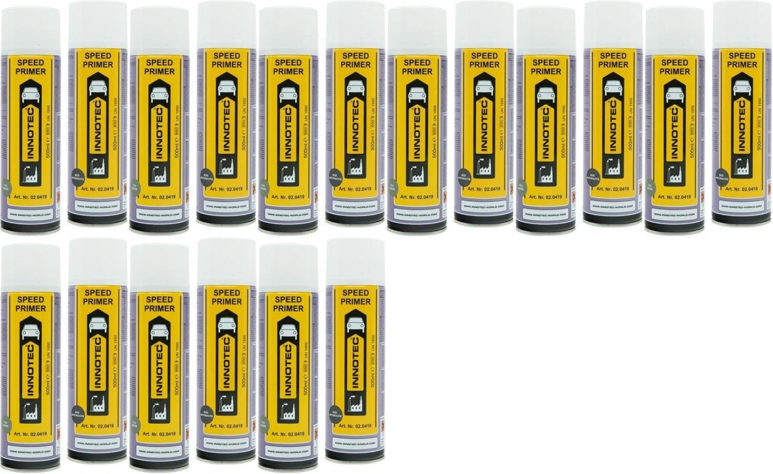 Innotec Speed Primer Grundierungs- und Füllerspray weiss 9x 500ml