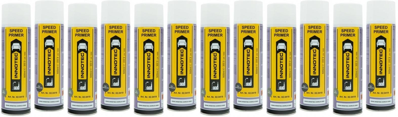 Innotec Speed Primer Grundierungs- und Füllerspray green 6x 500ml