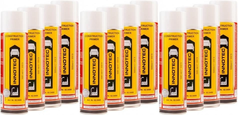 Innotec Construction Primer Weiß Rostschutzgrundierung 3x 500ml