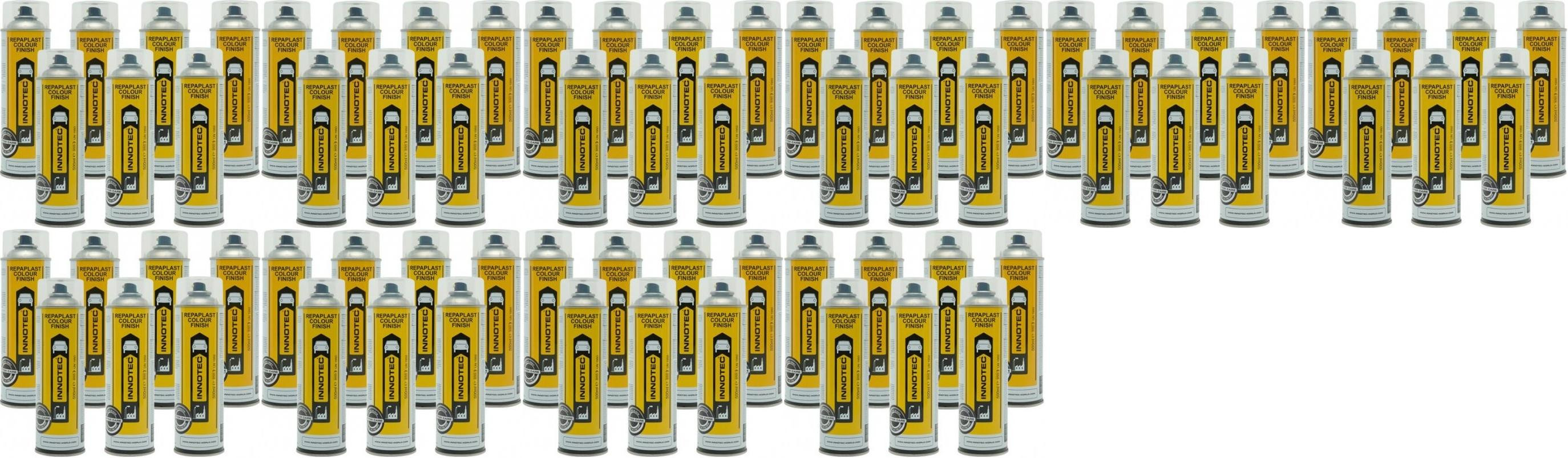 Innotec Repaplast Colour Finish Better Care Kunststofflack metallicgrau 10x500ml