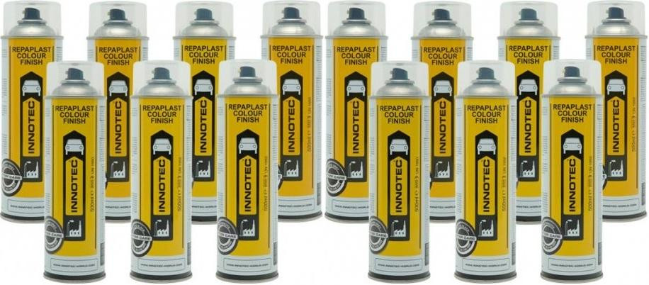 Innotec Repaplast Colour Finish Better Care Kunststofflack, metallicgrau 2x500ml