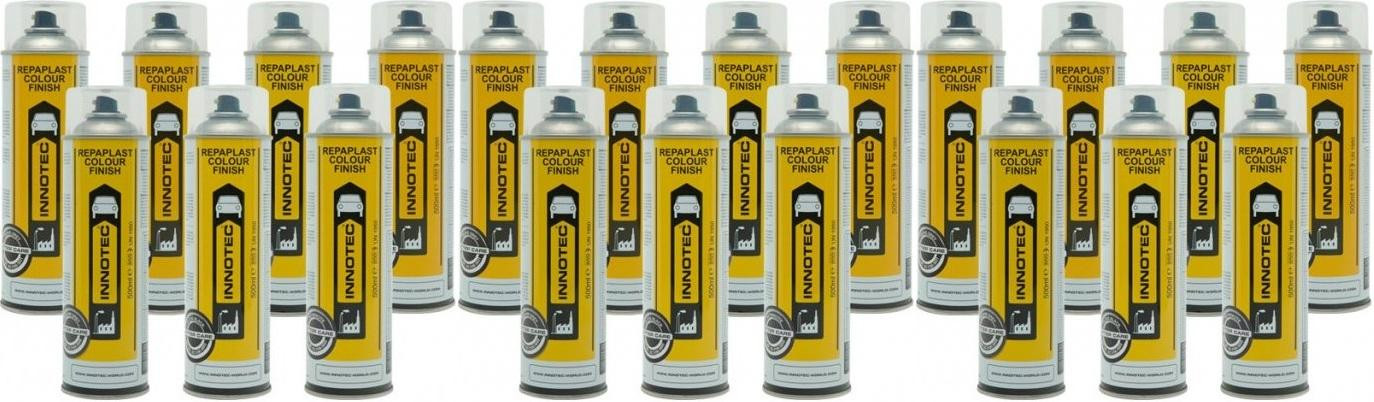 Innotec Repaplast Colour Finish Better Care Kunststofflack, metallicgrau 3x500ml