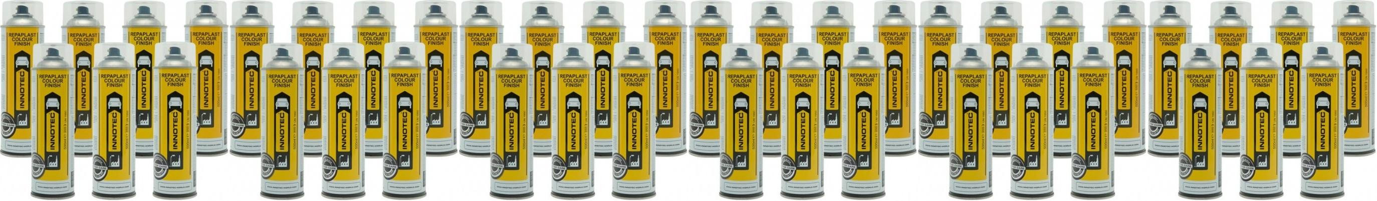 Innotec Repaplast Colour Finish Better Care Kunststofflack, metallicgrau 6x500ml