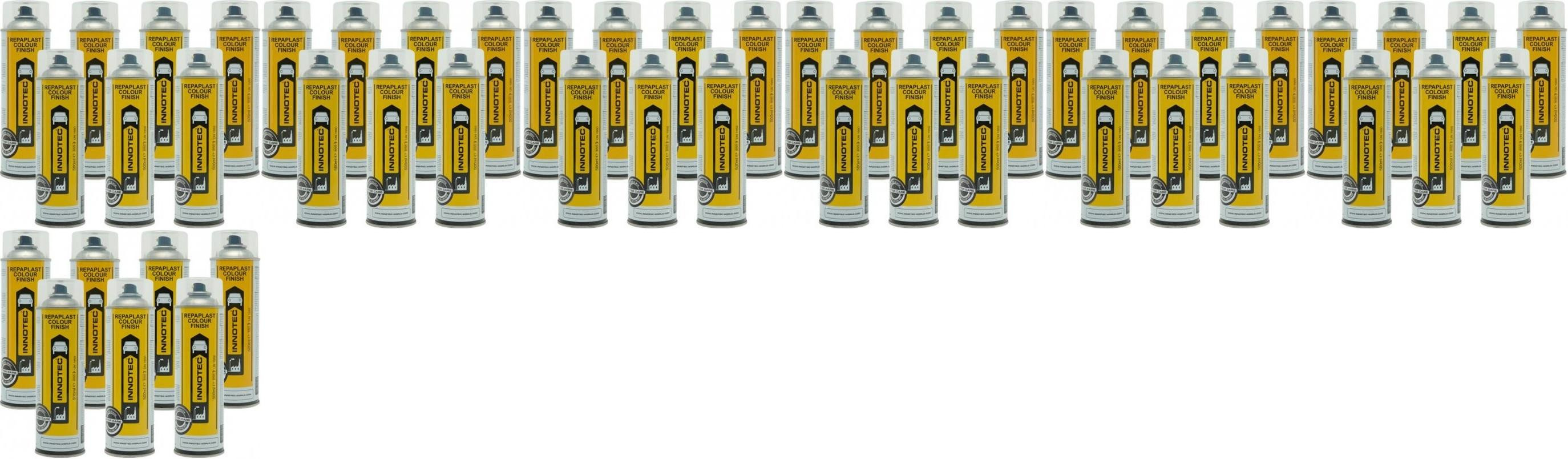 Innotec Repaplast Colour Finish Better Care Kunststofflack, metallicgrau 7x500ml