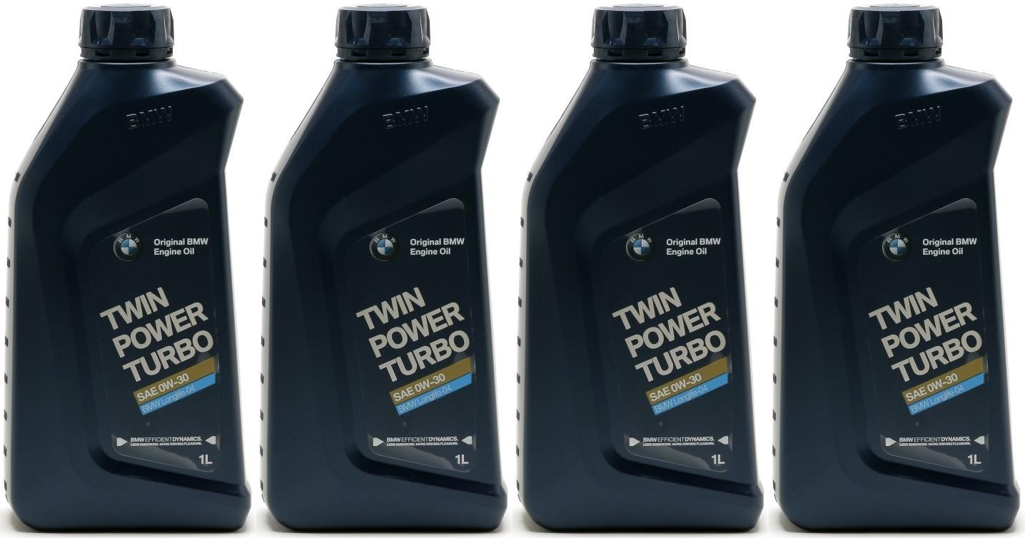 Original BMW Twin Power Turbo Longlife-04 0W-30 Motoröl 4x 1l = 4 Liter