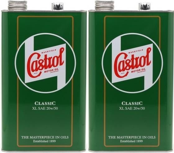 Castrol Classic XL 20W-50 Oldtimer Öl / Classic Cars Motoröl 2x 5 = 10 Liter