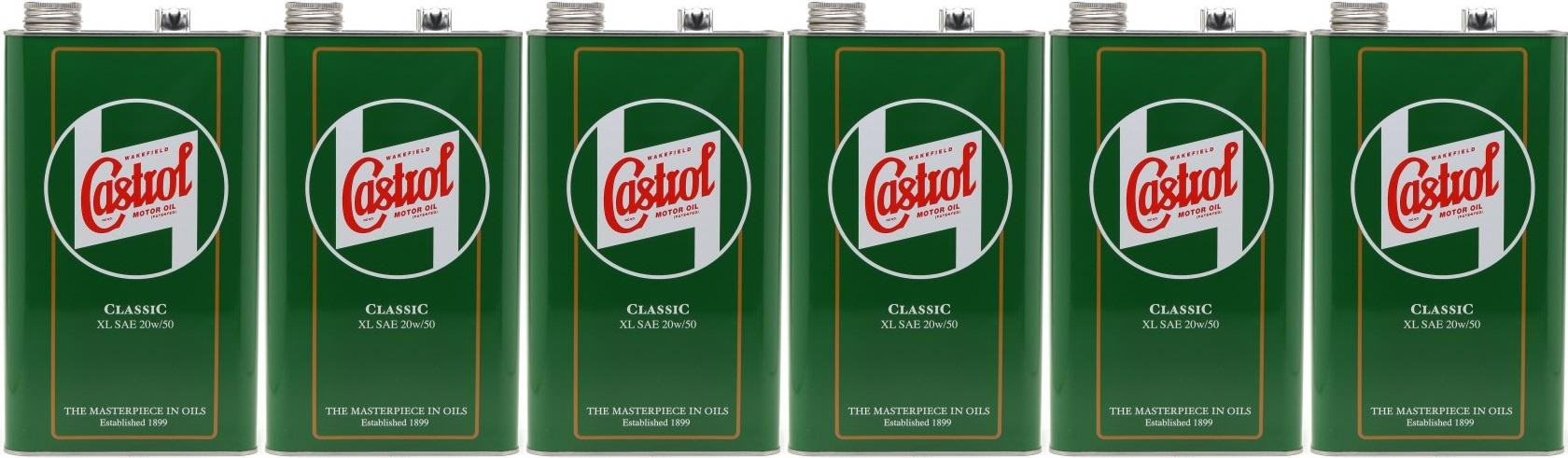 Castrol Classic XL 20W-50 Oldtimer Öl / Classic Cars Motoröl 6x 5 = 30 Liter