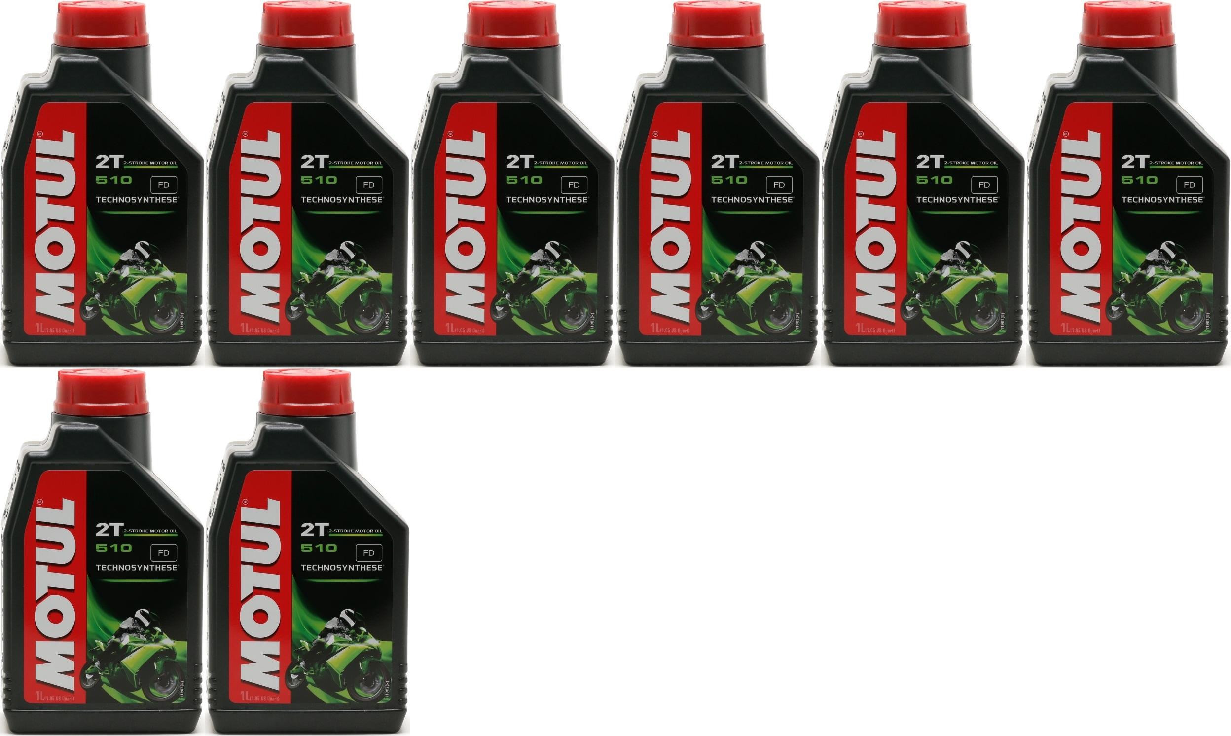 Motul 510 2T teilsynthetisches Motorrad Motoröl 8x 1l = 8 Liter