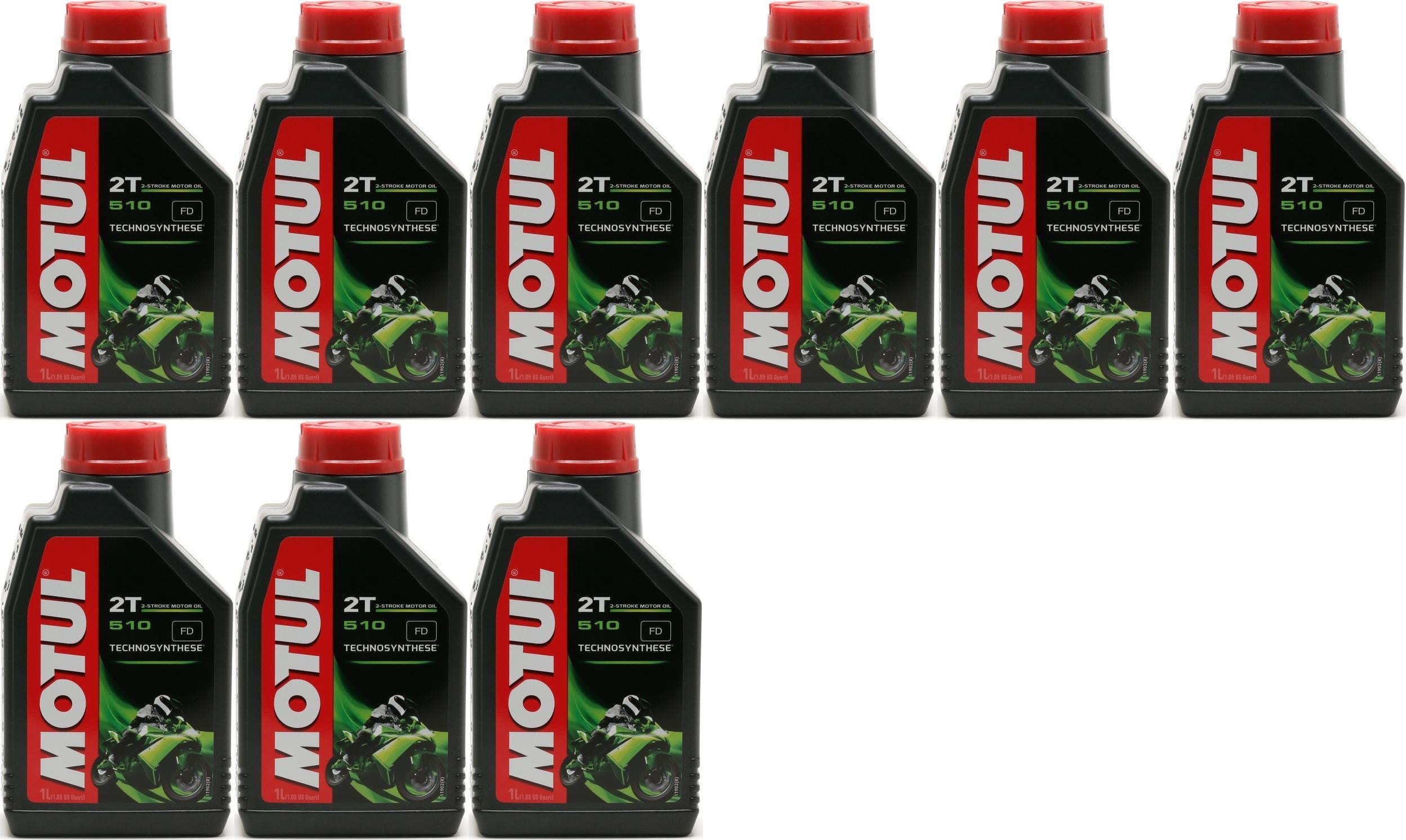 Motul 510 2T teilsynthetisches Motorrad Motoröl 9x 1l = 9 Liter
