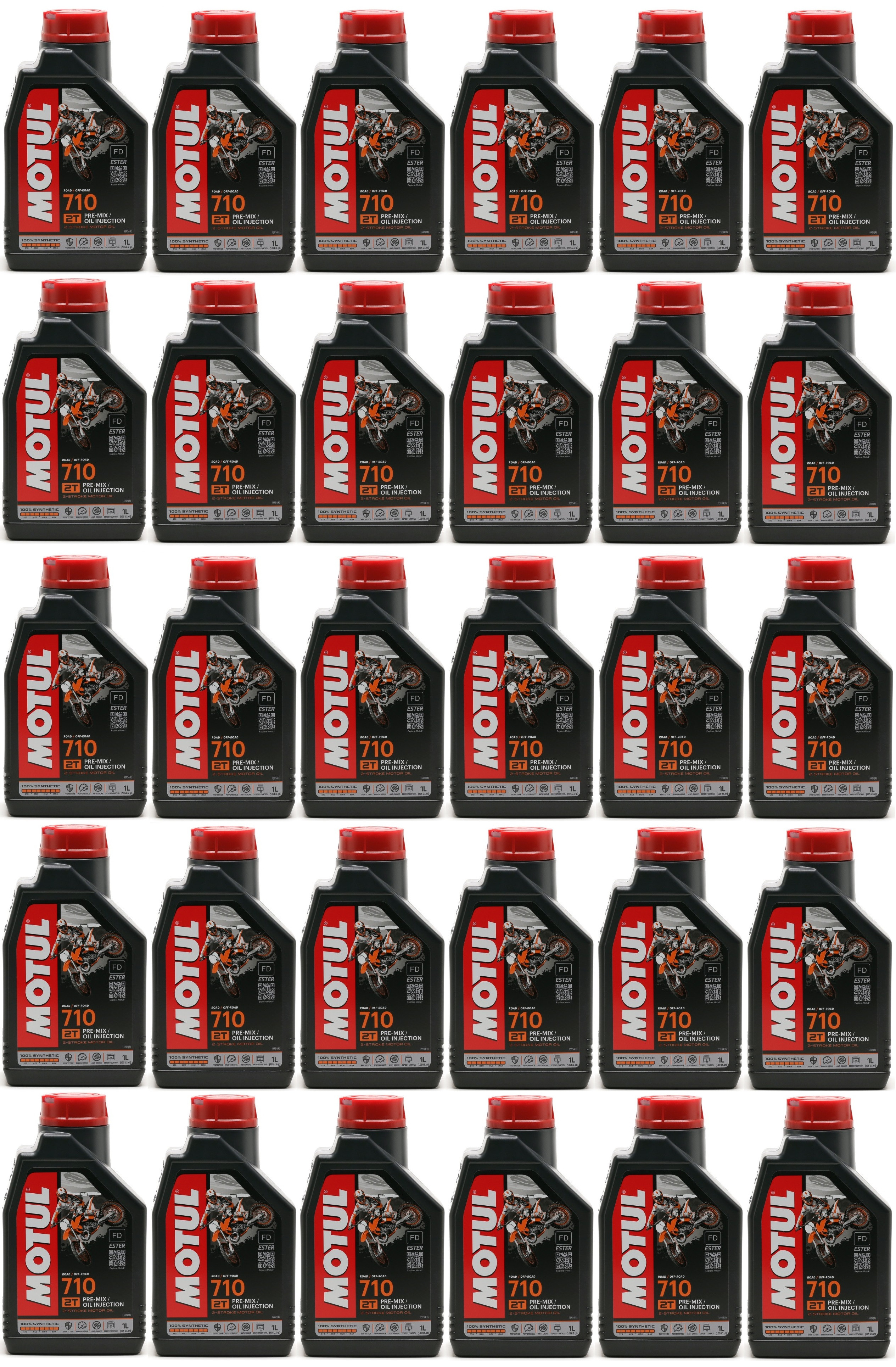 Motul 710 2T vollsynthetisches Motorrad Motoröl 30x 1l = 30 Liter