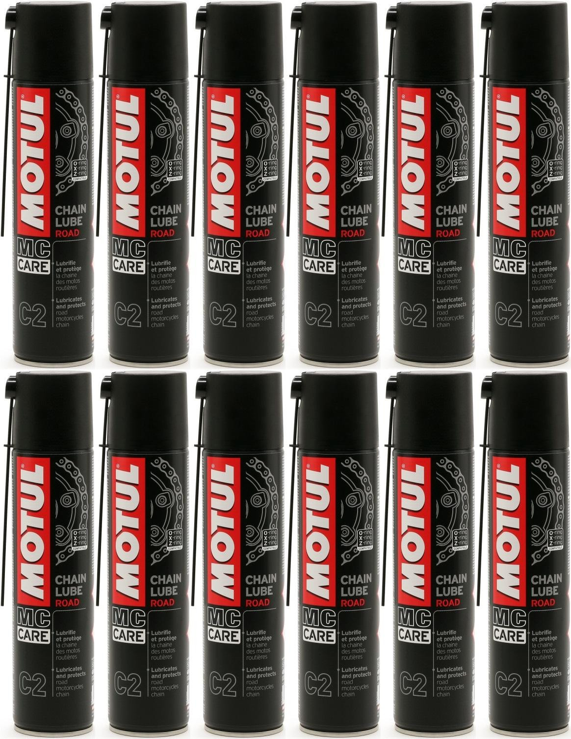 Motul C2 Chain Lube Road Kettenspray 12x 400 Milliliter