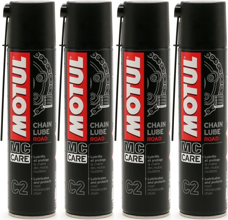 Motul C2 Chain Lube Road Kettenspray 4x 400 Milliliter