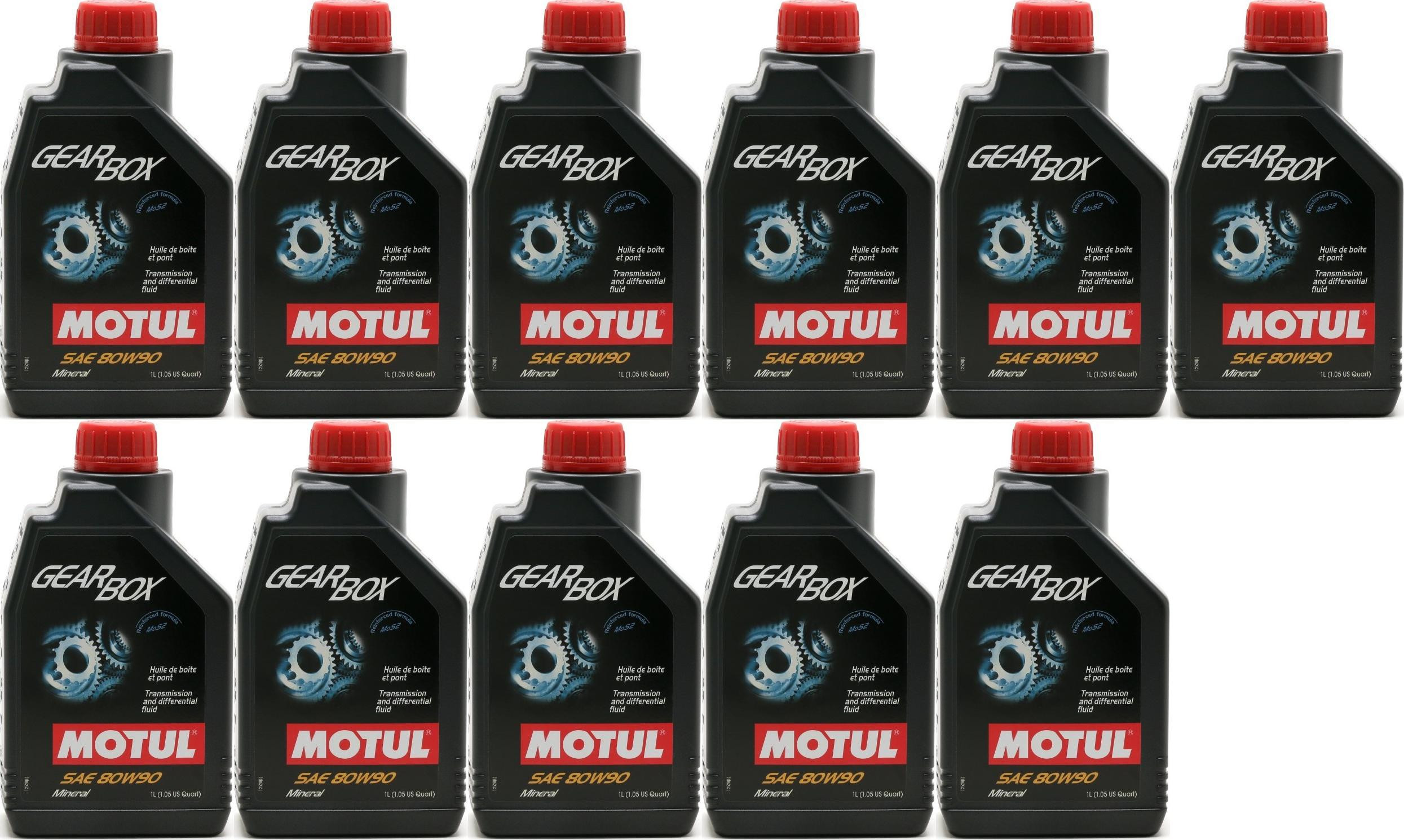 Motul Gearbox 80W-90 Motorrad Getriebeöl 11x 1l = 11 Liter