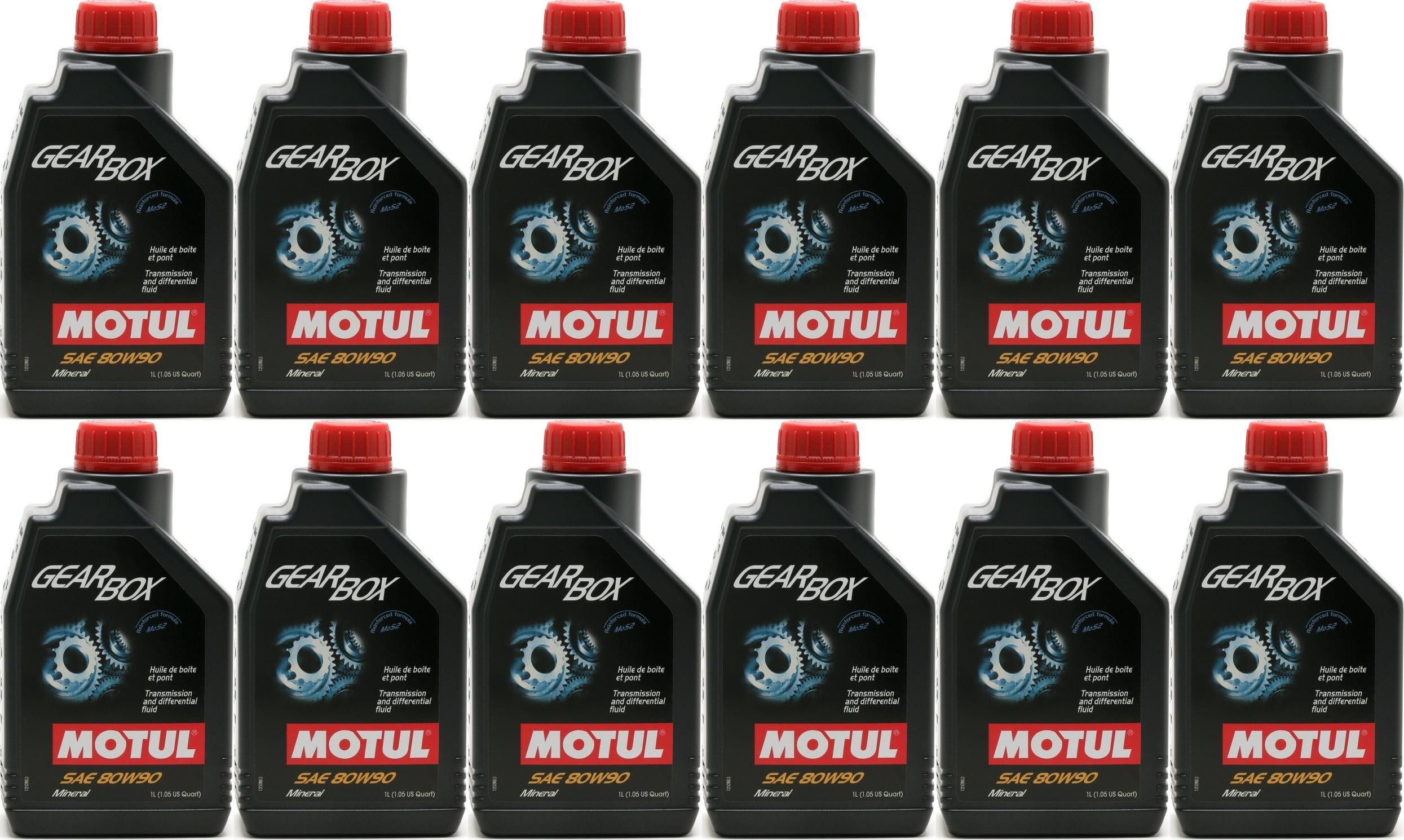 Motul Gearbox 80W-90 Motorrad Getriebeöl 12x 1l = 12 Liter