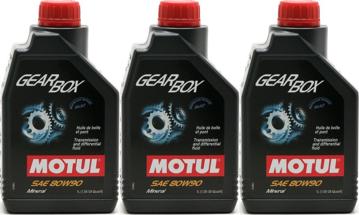 Motul Gearbox 80W-90 Motorrad Getriebeöl 3x 1l = 3 Liter