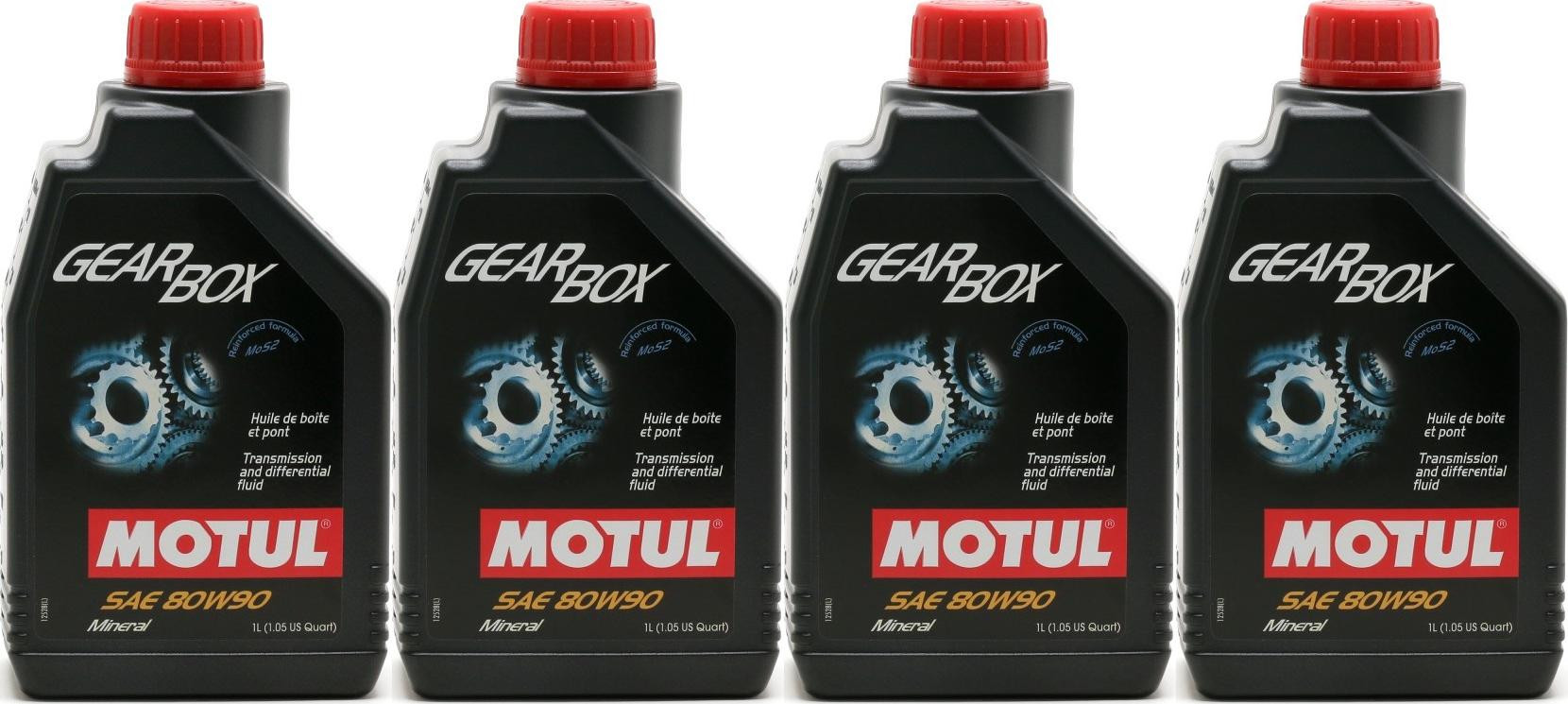 Motul Gearbox 80W-90 Motorrad Getriebeöl 4x 1l = 4 Liter