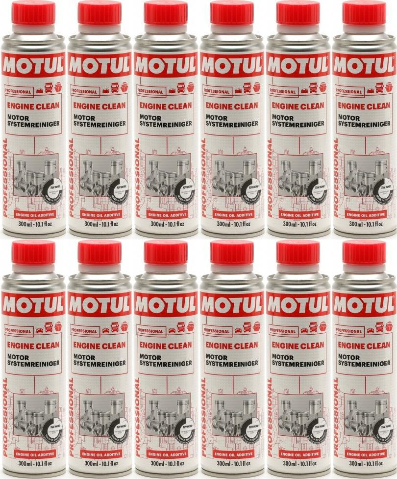 Motul Engine Clean Auto 12x 300 Milliliter