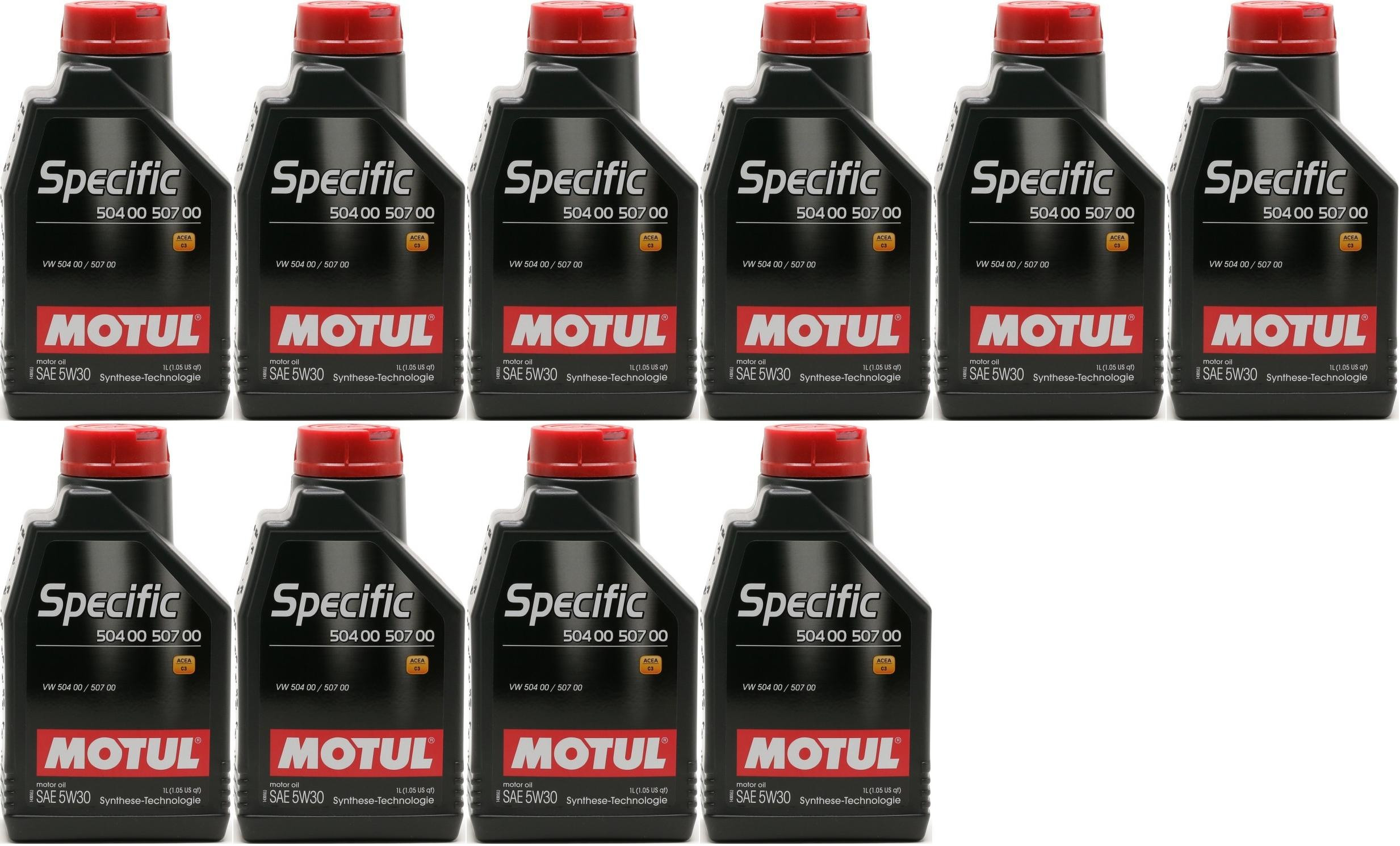 Motul Specific 5W-30 VW 504 00 - VW 507 00 Motoröl 10x 1l = 10 Liter