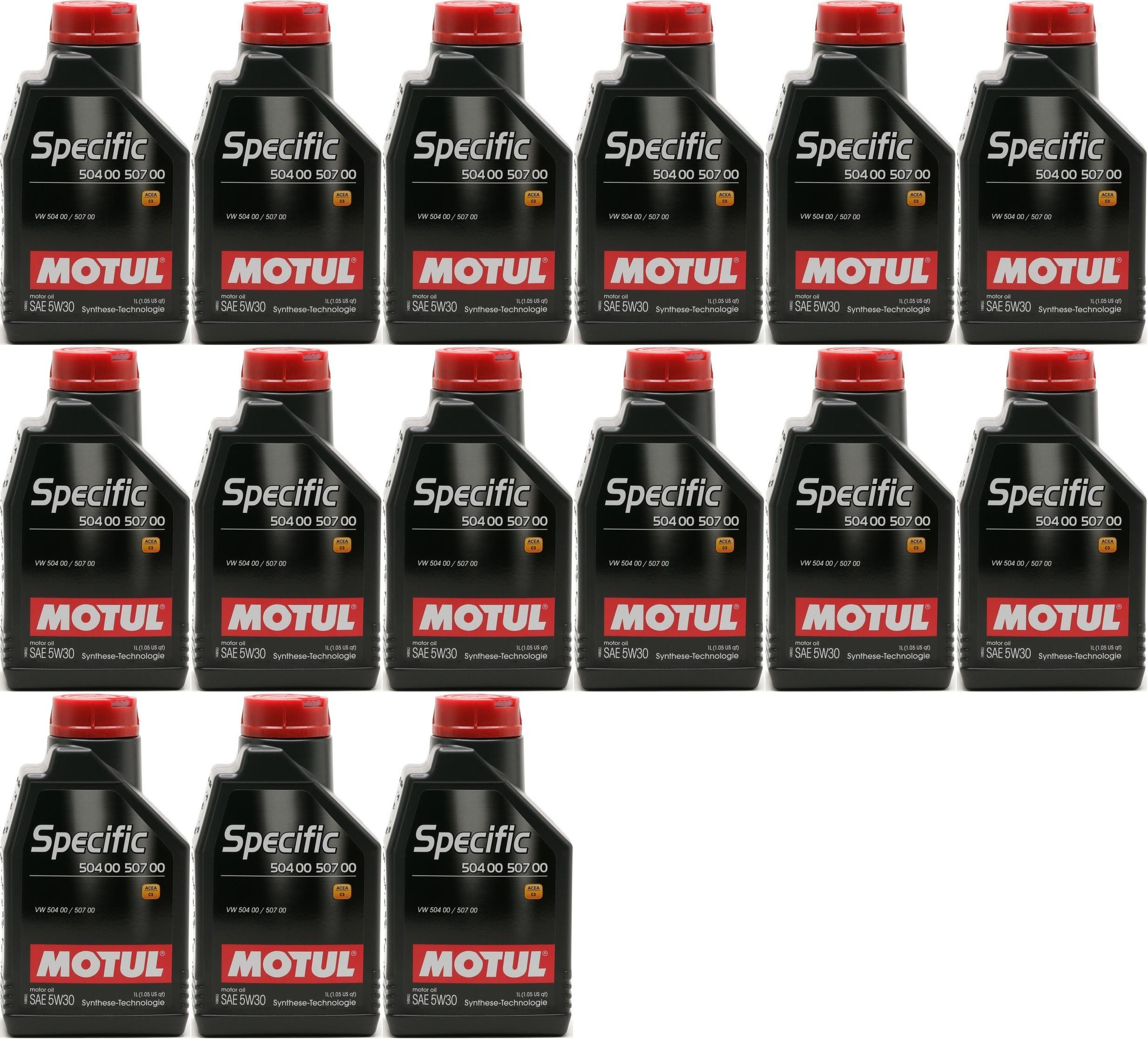 Motul Specific 5W-30 VW 504 00 - VW 507 00 Motoröl 15x 1l = 15 Liter