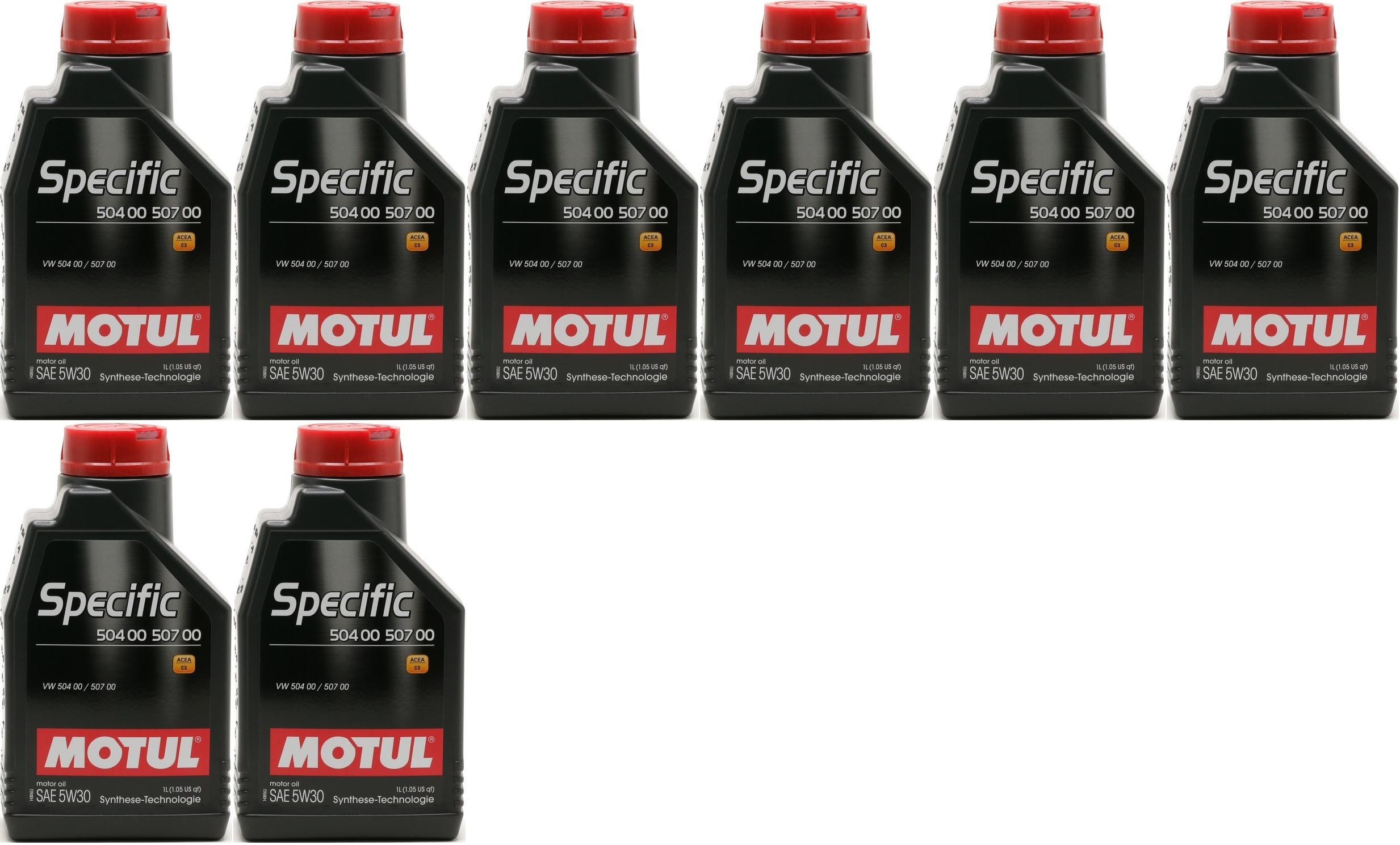 Motul Specific 5W-30 VW 504 00 - VW 507 00 Motoröl 8x 1l = 8 Liter