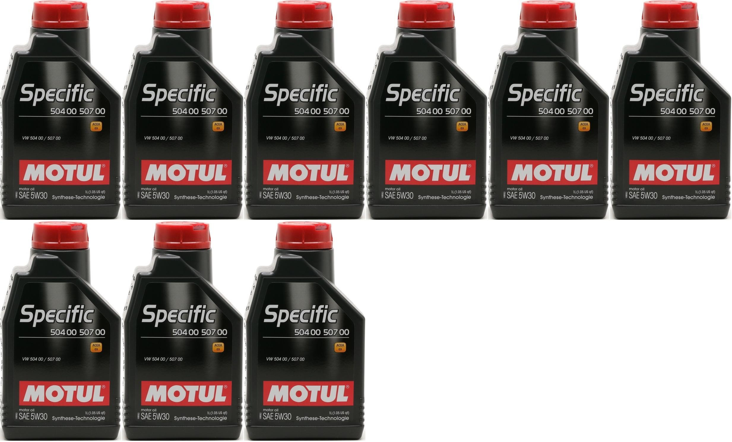 Motul Specific 5W-30 VW 504 00 - VW 507 00 Motoröl 9x 1l = 9 Liter