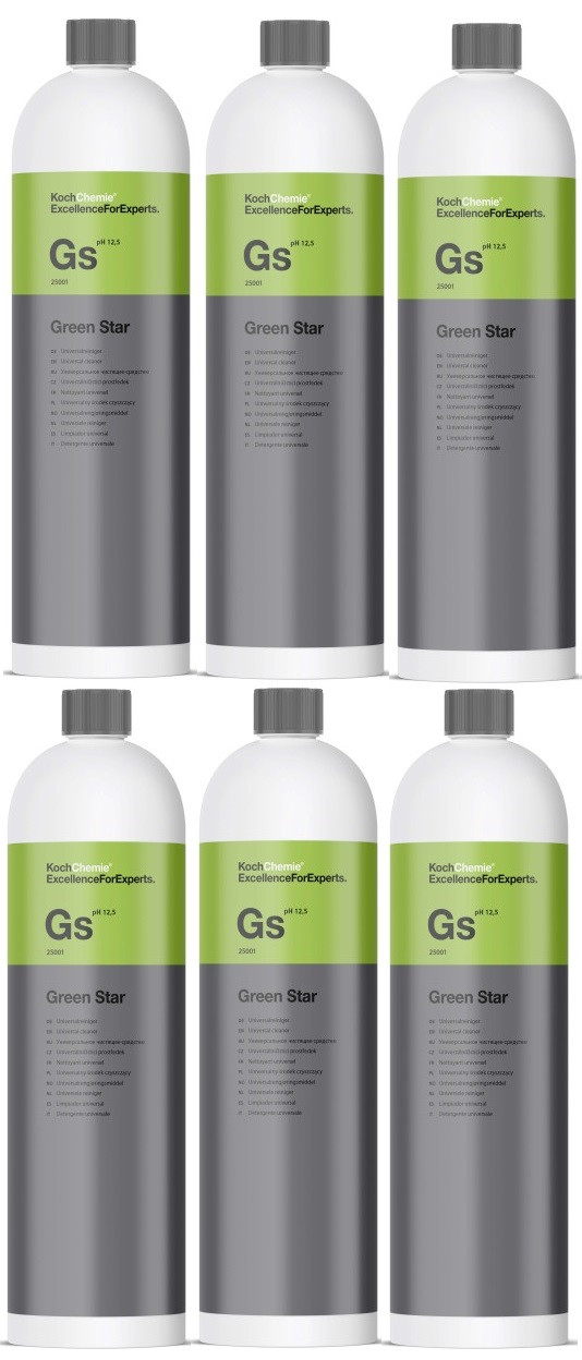 Koch-Chemie Green Star Universalreiniger 6x 1l = 6 Liter