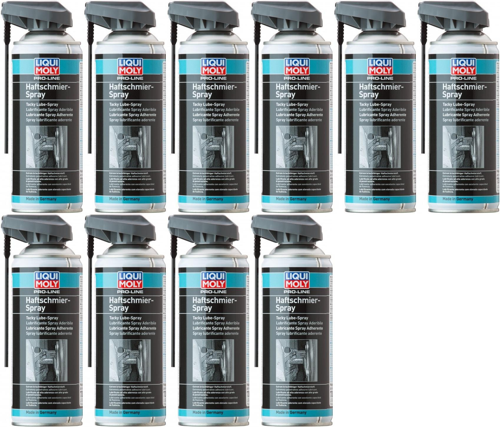 Liqui Moly 7388 Pro-Line Haftschmier Spray 10x 400 Milliliter