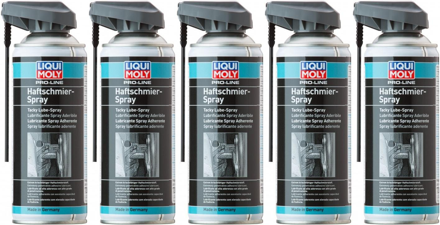 Liqui Moly 7388 Pro-Line Haftschmier Spray 5x 400 Milliliter