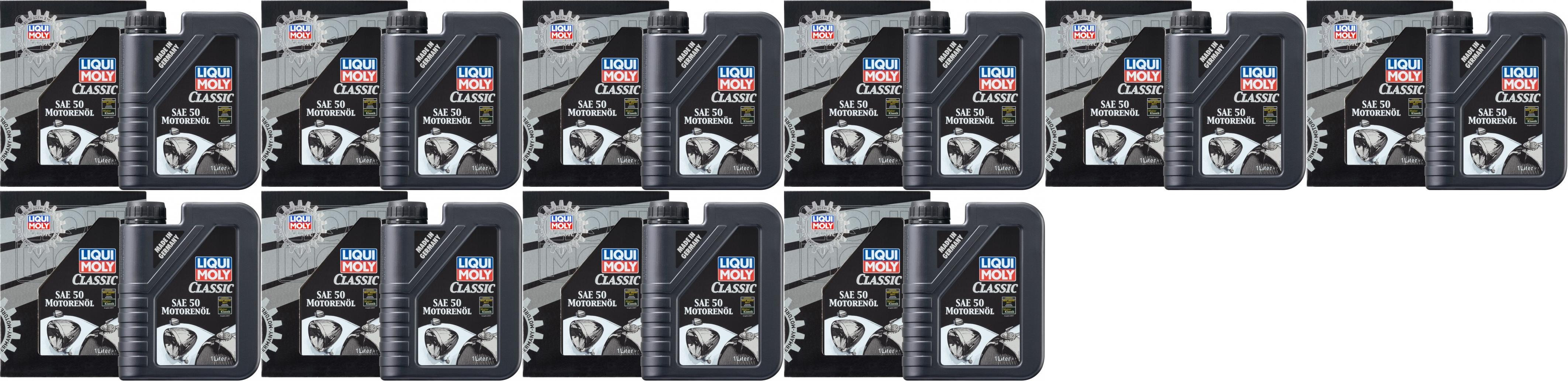 Liqui Moly 1130 Classic Motorenöl SAE 50 10x 1l = 10 Liter