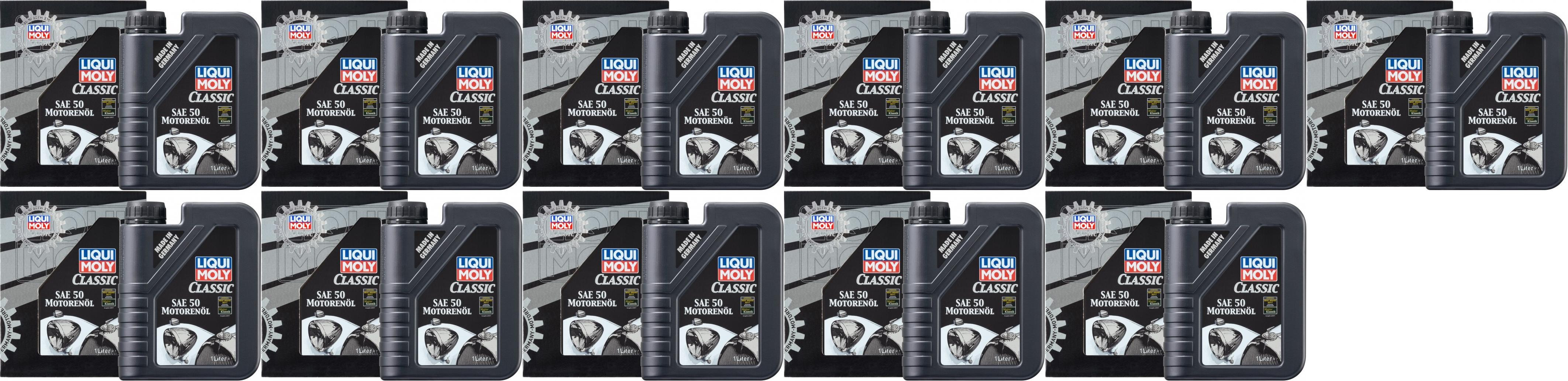 Liqui Moly 1130 Classic Motorenöl SAE 50 11x 1l = 11 Liter