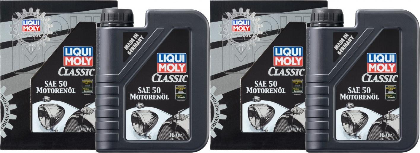Liqui Moly 1130 Classic Motorenöl SAE 50 2x 1l = 2 Liter