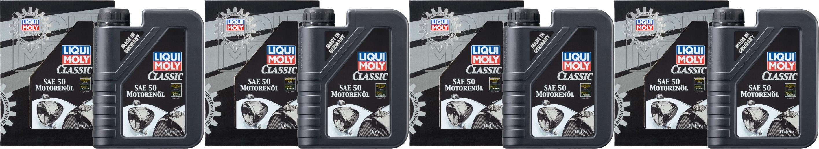 Liqui Moly 1130 Classic Motorenöl SAE 50 4x 1l = 4 Liter