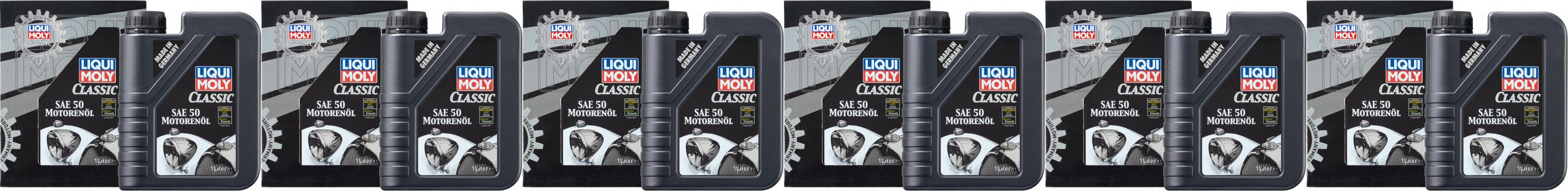 Liqui Moly 1130 Classic Motorenöl SAE 50 6x 1l = 6 Liter