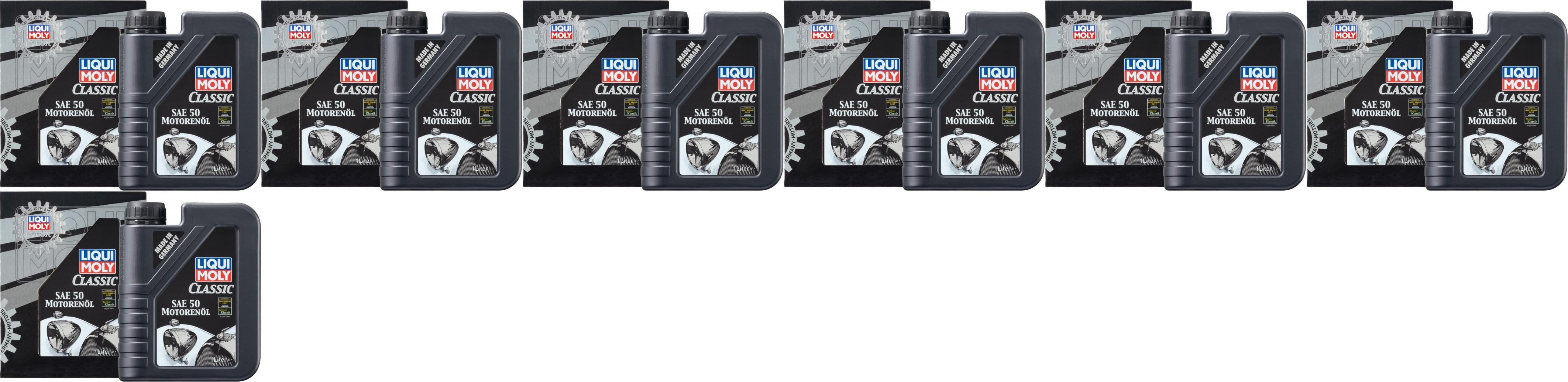 Liqui Moly 1130 Classic Motorenöl SAE 50 7x 1l = 7 Liter