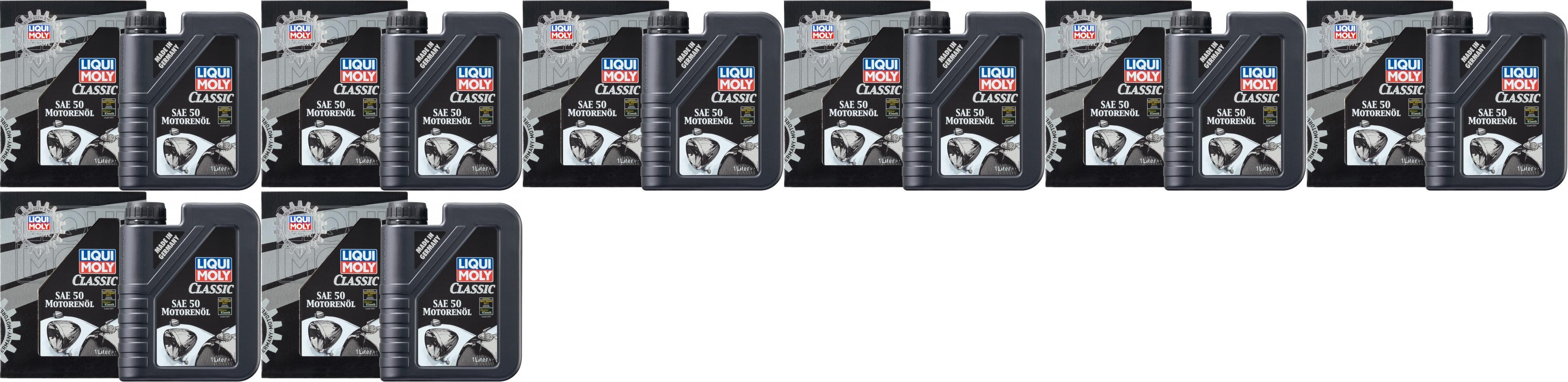 Liqui Moly 1130 Classic Motorenöl SAE 50 8x 1l = 8 Liter