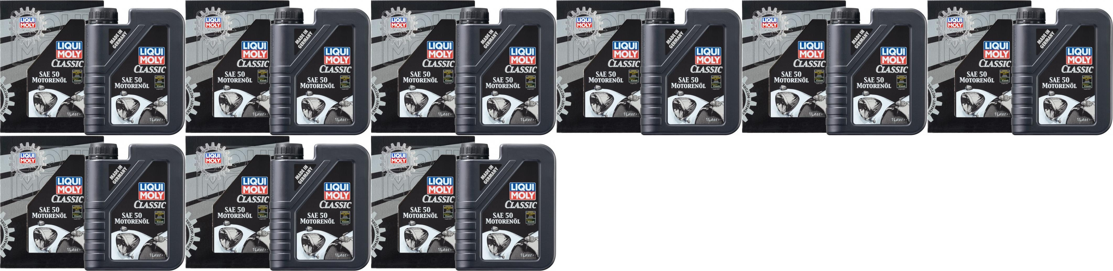 Liqui Moly 1130 Classic Motorenöl SAE 50 9x 1l = 9 Liter