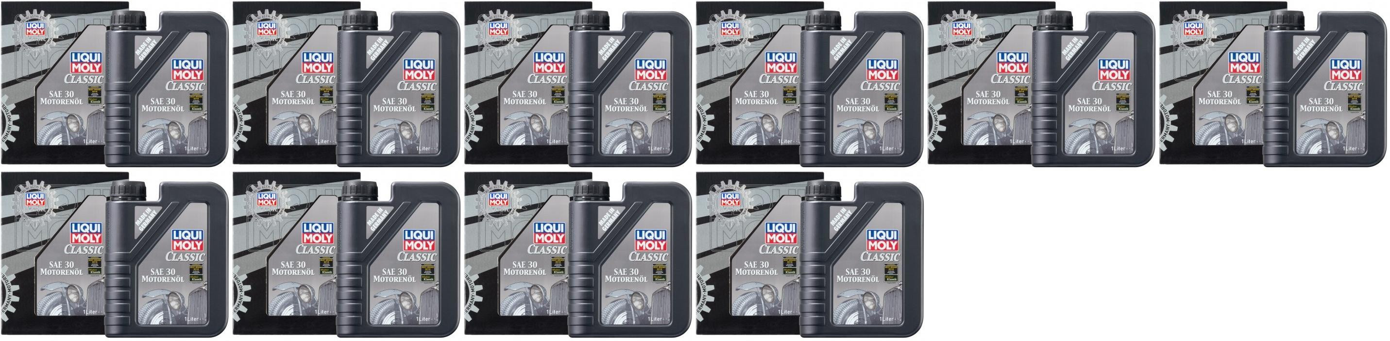 Liqui Moly 1132 Classic Motorenöl SAE 30 10x 1l = 10 Liter