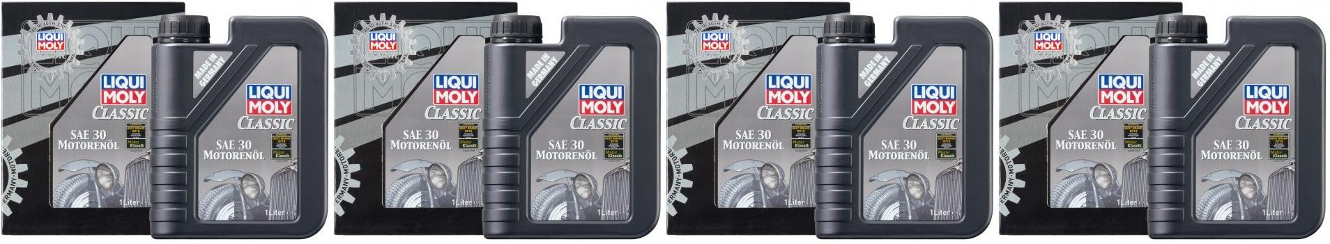 Liqui Moly 1132 Classic Motorenöl SAE 30 4x 1l = 4 Liter