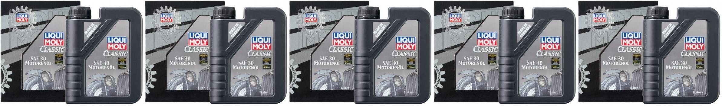 Liqui Moly 1132 Classic Motorenöl SAE 30 5x 1l = 5 Liter
