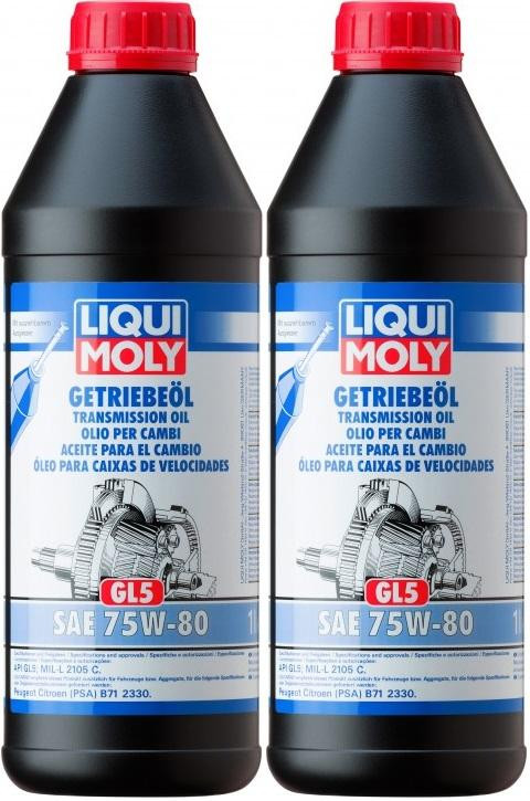 Liqui Moly 3658 Getriebeöl GL5 75W-80 2x 1l = 2 Liter