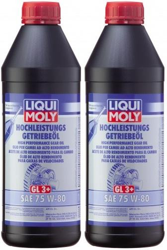 Liqui Moly 4427 Hochleistungs Getriebeöl GL3+ SAE 75W-80 2x 1l = 2 Liter